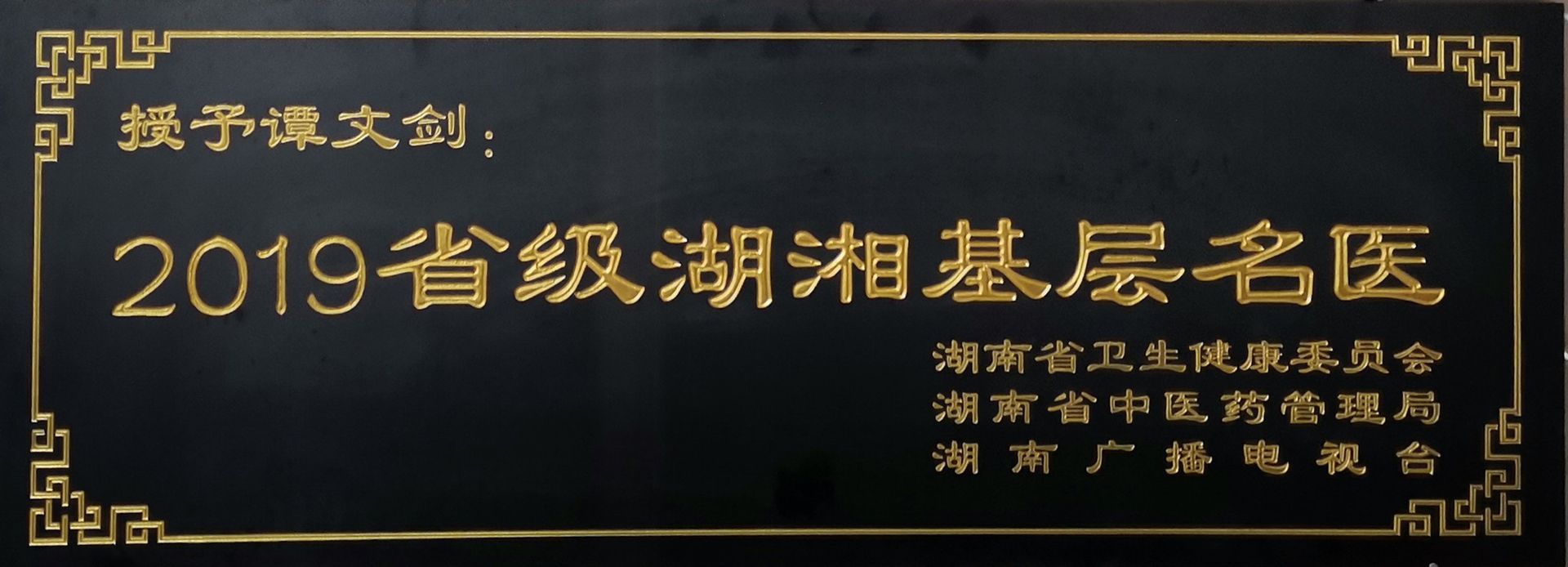 2019省级湖湘基层名医
